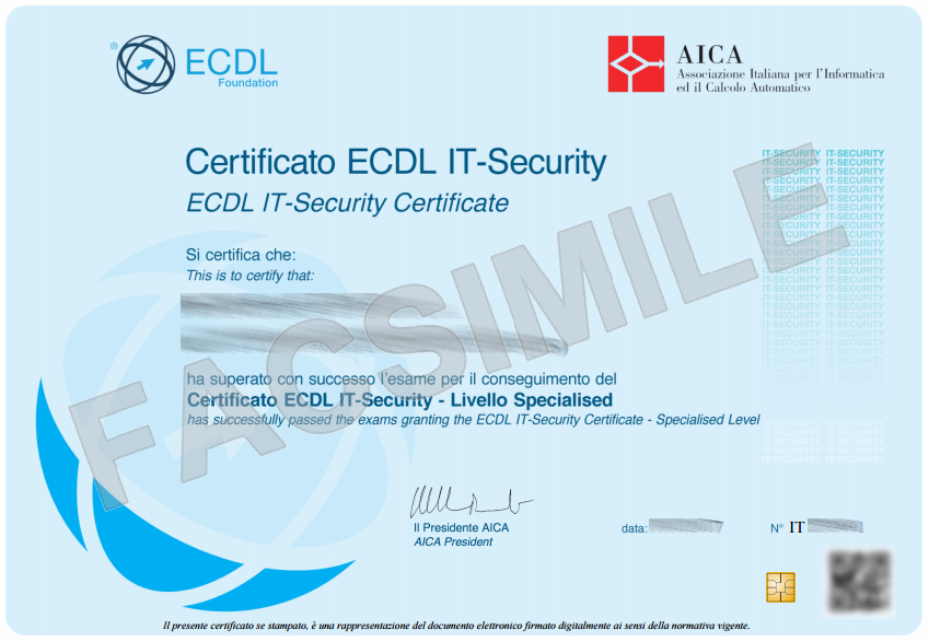 ICDL IT Security in un giorno